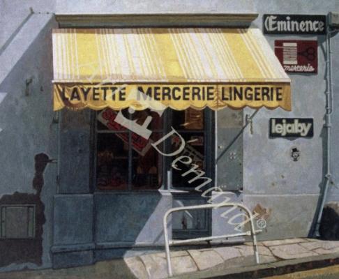 láminas y lienzos de  Mercerie, St. Jean du Gard, 1995 (oil on canvas)
