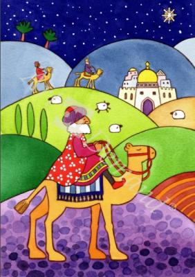 láminas y lienzos de  The Three Kings, 1997 (w/c on paper)