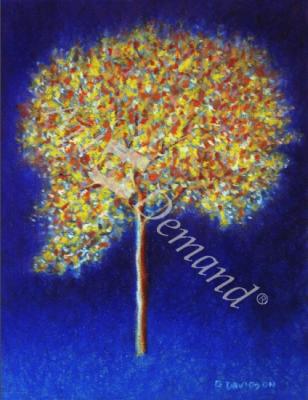 láminas y lienzos de  Tree in Blossom, 1997 (pastel on paper)