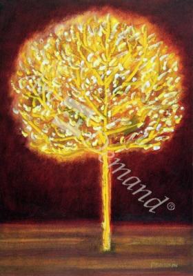 láminas y lienzos de  Blossoming Tree, 1997 (oil on paper)