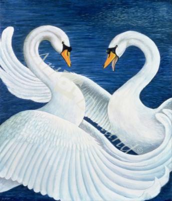 láminas y lienzos de  Ruffled Feathers, 1997 (oil on canvas)