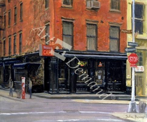 láminas y lienzos de  Fanelli s Bar, New York, 1996 (oil on canvas)
