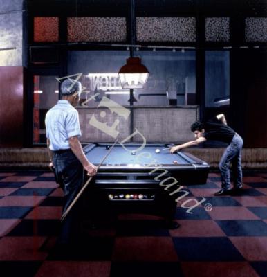 láminas y lienzos de  Me and My Father, 1986 (oil on panel)
