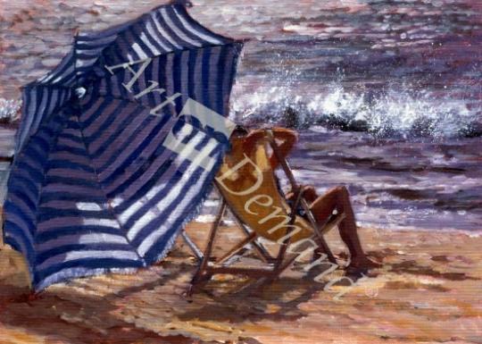 láminas y lienzos de  The Parasol (oil on canvas)