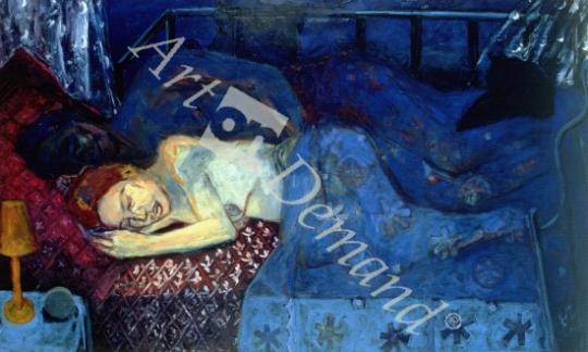 láminas y lienzos de  Sleeping Couple, 1997 (oil on canvas)
