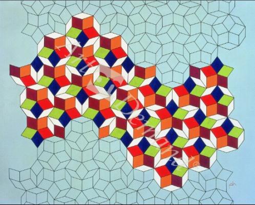 láminas y lienzos de  Penrose s Conundrum, 1988 (tempera on paper)