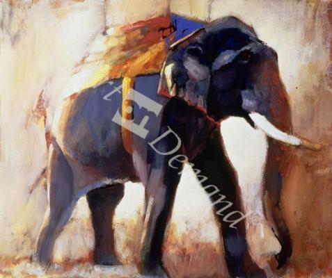 láminas y lienzos de  Shivaji, Khana, 1996 (mixed media on paper)
