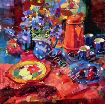 láminas y lienzos de  Devon Morning (oil on canvas)