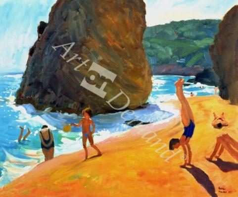 láminas y lienzos de  Morning, Platja dos Rosais, Costa Brava, 1997 (oil on ca