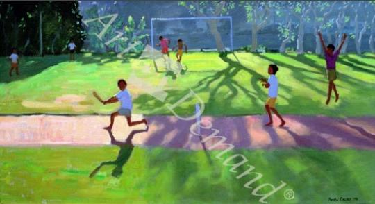 láminas y lienzos de  Cricket, Sri lanka, 1998 (oil on canvas)