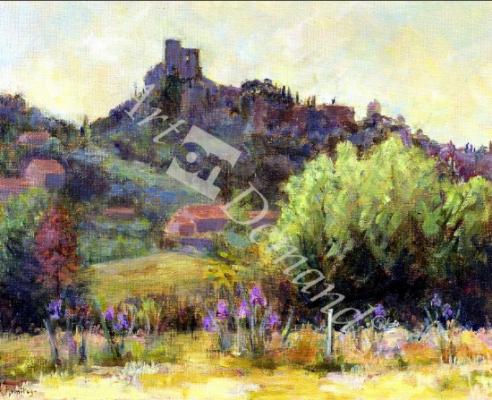 láminas y lienzos de  Vaison La Romaine, Vaucluse (oil on canvas)