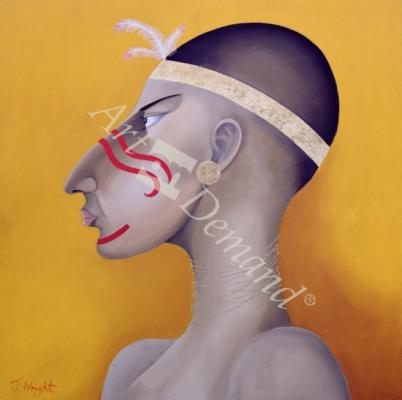 láminas y lienzos de  Native Americans Series, No. 1, 1998 (oil on canvas)
