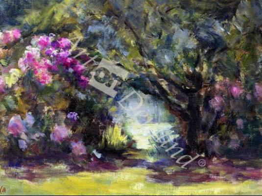 láminas y lienzos de  Garden at Curanilahue, Chile, 1998 (oil on canvas)