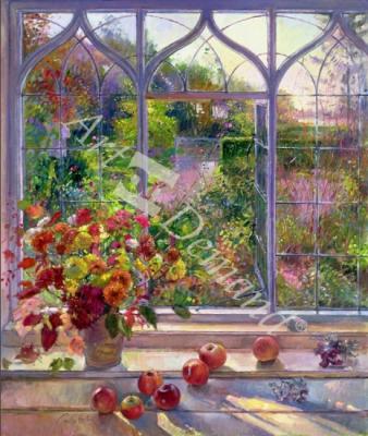 láminas y lienzos de  Autumn Windows, 1993 (oil on canvas)
