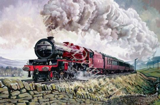láminas y lienzos de  The Princess Elizabeth Storms North in All Weathers (oil