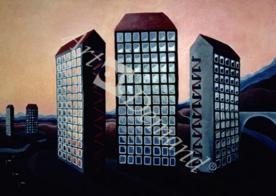 láminas y lienzos de  Scottish Towers, 1984 (acrylic)
