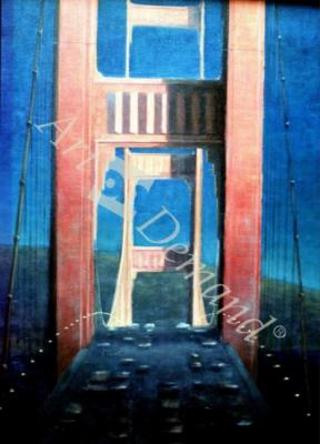 láminas y lienzos de  The Golden Gate Bridge, 1992 (acrylic on canvas)