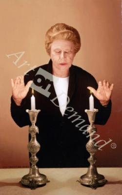 láminas y lienzos de  Shabbos Candles, 1993 (oil on panel)
