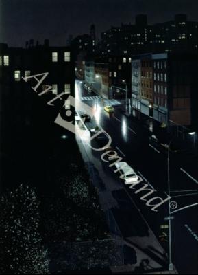 láminas y lienzos de  Harlem Nocturne, 1985 (oil on panel)