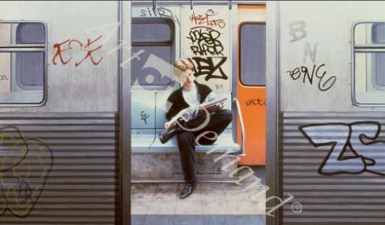 láminas y lienzos de  Take the A Train, 1983 (oil on panel)