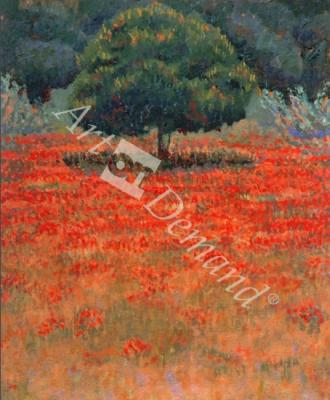 láminas y lienzos de  My Non-Metaphysical Tree, 1999 (oil on linen)
