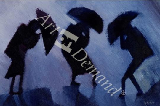 láminas y lienzos de  Wind and Rain, 1994 (oil on board)