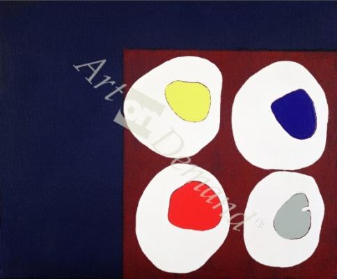 láminas y lienzos de Allsorts, 1998 (acrylic on canvas)
