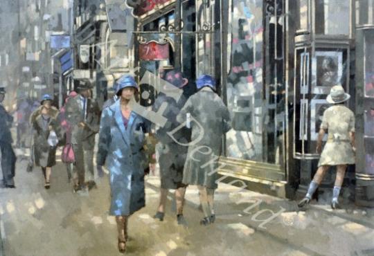 láminas y lienzos de Bond Street, 1999 (oil on canvas)