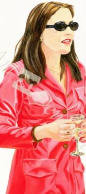 láminas y lienzos de Evie, 1999 (oil on panel)