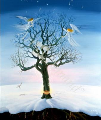 láminas y lienzos de To Be Born Again, 2000 (oil on canvas)
