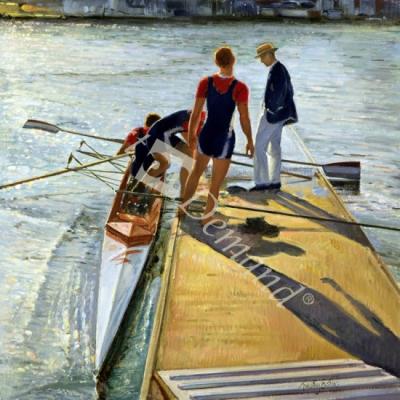 láminas y lienzos de  Evening Trial, Henley, 1999-2000 (oil on canvas)