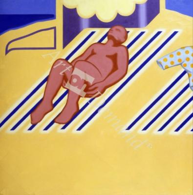 láminas y lienzos de  Sun Worship, 1966  (oil on canvas)