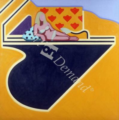 láminas y lienzos de  Poolside, 1967 (oil on canvas)