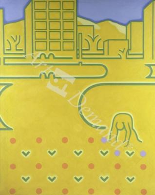 láminas y lienzos de  Suburb, 1965 (oil on canvas)