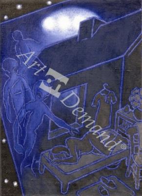 láminas y lienzos de  Abduction, 1994 (oil on canvas)