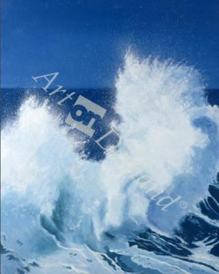 láminas y lienzos de  Two Little Waves Breaking, 1989 (oil on canvas)