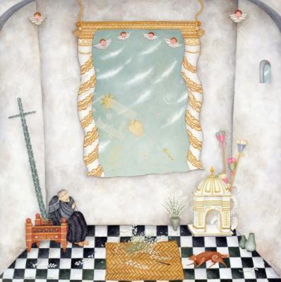 láminas y lienzos de  The Old Lady s Dream, 1990 (oil on canvas)
