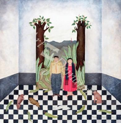 láminas y lienzos de  Budding Trees, or I Only Think of You My Love, 1995