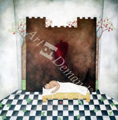 láminas y lienzos de  Adam, 1991 (oil on canvas)