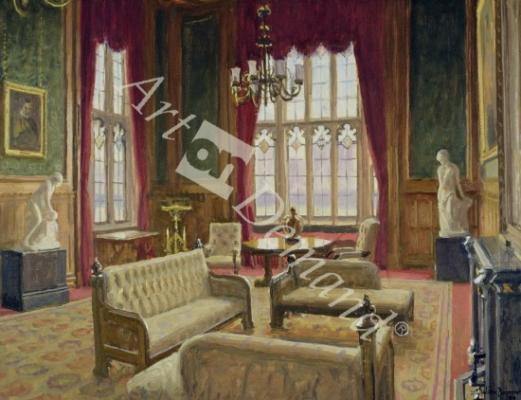 láminas y lienzos de The River Room, Palace of Westminster (oil on canvas)
