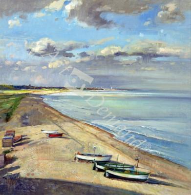 láminas y lienzos de Towards Southwold (oil on canvas)