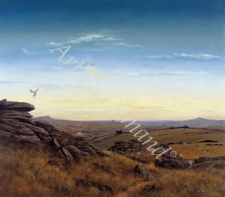 láminas y lienzos de Evening Sky (oil on canvas)