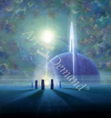 láminas y lienzos de Source of Truth (acrylic on canvas)