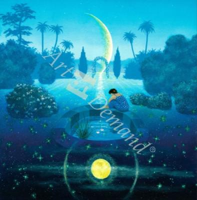 láminas y lienzos de Garden of Dreams (acrylic on canvas)