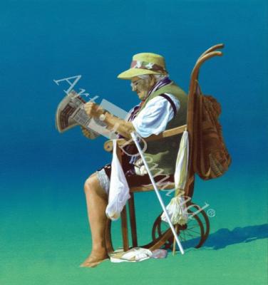 láminas y lienzos de On The Beach (acrylic on canvas)