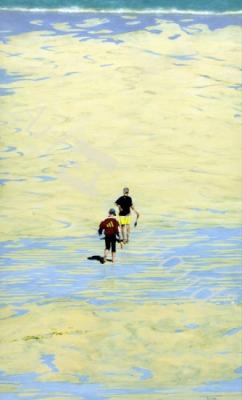 láminas y lienzos de Across the Space (oil on canvas)