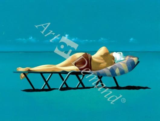 láminas y lienzos de Sunbather (oil on canvas)