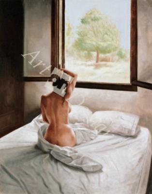 láminas y lienzos de September Morning (oil on canvas)