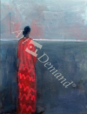 láminas y lienzos de  Red Lady, 2003 (oil on canvas)