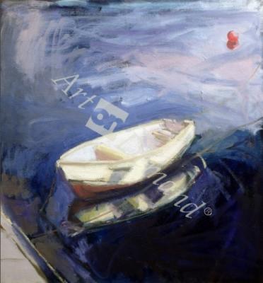láminas y lienzos de  Boat and Buoy, 2003 (oil on canvas)